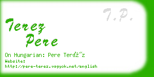 terez pere business card